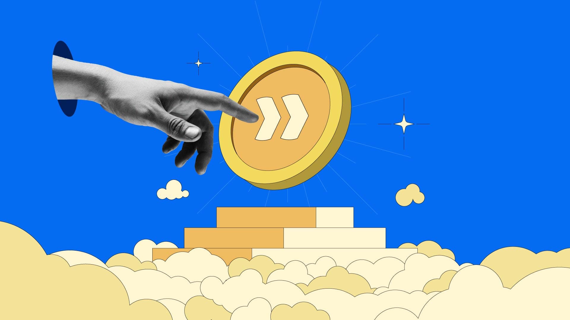 Gold standard exchange illustration